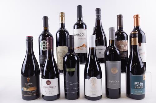 TWELVE BOTTLES CANADIAN RED WINE