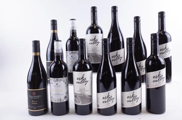 TWELVE BOTTLES NEW ZEALAND RED WINE