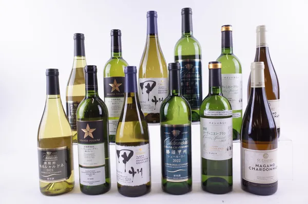 TWELVE BOTTLES JAPANESE WHITE WINE