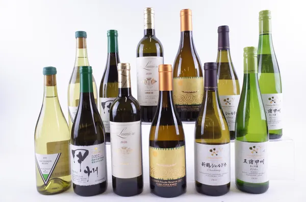 TWELVE BOTTLES JAPANESE WHITE WINE