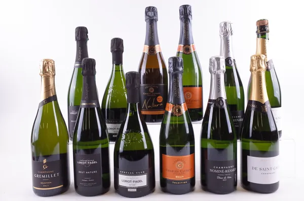 TWELVE BOTTLES CHAMPAGNE