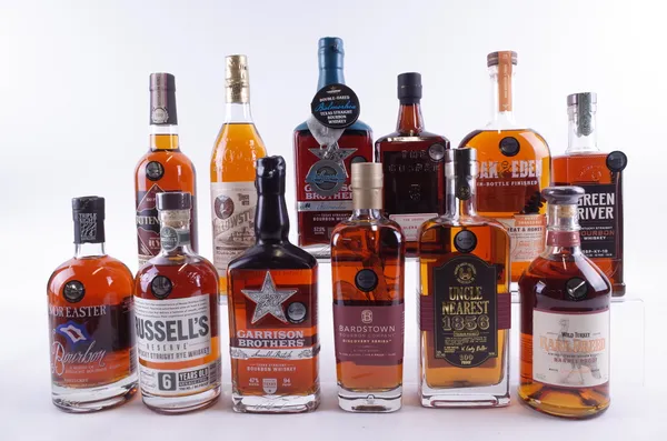 TWELVE BOTTLES AMERICAN WHISKEY