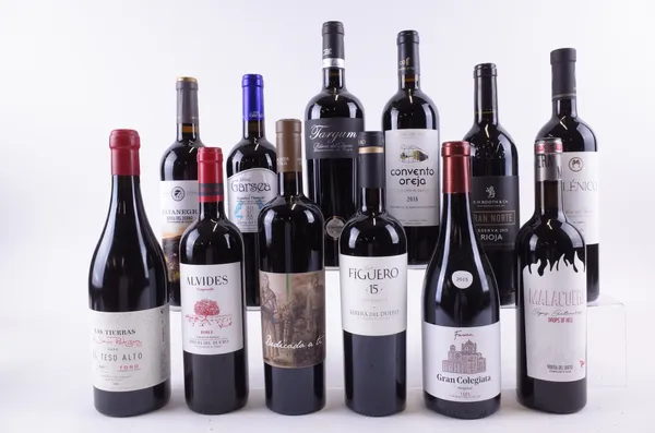 TWELVE BOTTLES SPANISH RED WINE