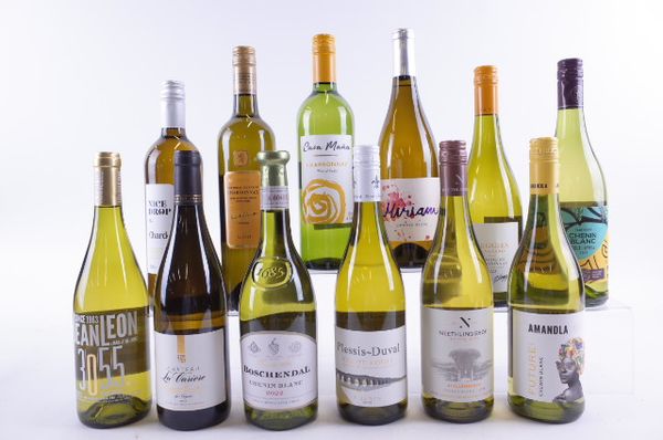 TWELVE BOTTLES WHITE WINE