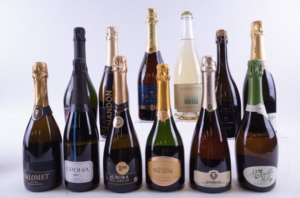 TWELVE BOTTLES SPARKLING WINE (INCLUDING FOUR ENGLISH)