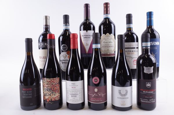 TWELVE BOTTLES ITALIAN RED WINE