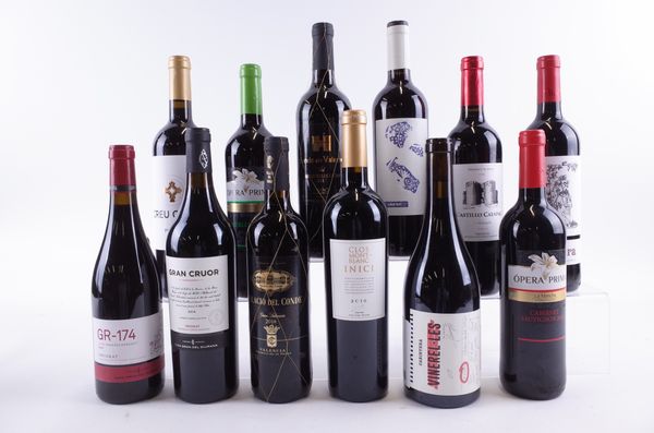 TWELVE BOTTLES SPANISH RED WINE