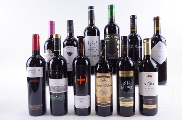 TWELVE BOTTLES SPANISH RED WINE