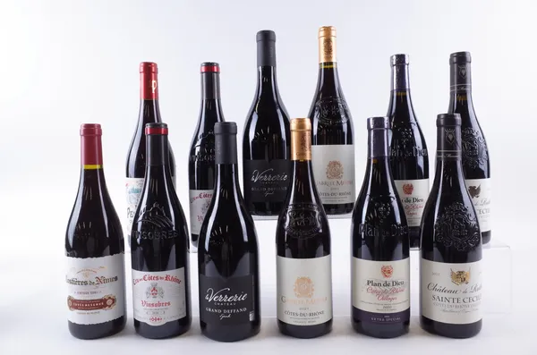 TWELVE BOTTLES RHÔNE VALLEY RED WINE