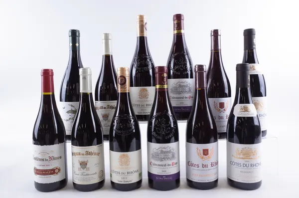 TWELVE BOTTLES RHÔNE VALLEY RED WINE