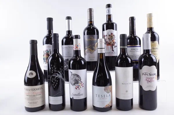 TWELVE BOTTLES SPANISH RED WINE