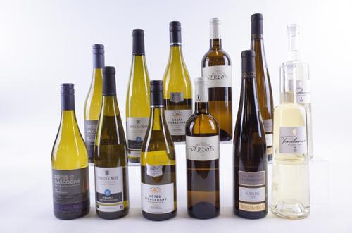 TWELVE BOTTLES FRENCH WHITE WINE