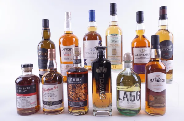 TWELVE BOTTLES WHISKY