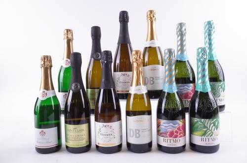 TWELVE BOTTLES SPARKLING WINE
