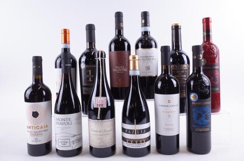 TWELVE BOTTLES ITALIAN RED WINE