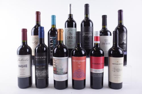 TWELVE BOTTLES ARGENTINIAN RED WINE