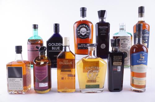 TWELVE BOTTLES WHISKY