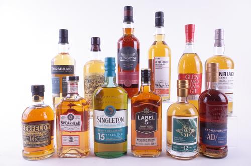TWELVE BOTTLES SCOTCH WHISKY