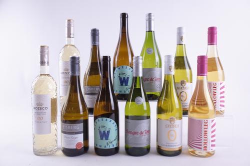 TWELVE BOTTLES ALCOHOL-FREE WHITE WINE