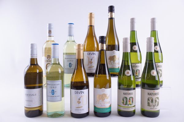 TWELVE BOTTLES ALCOHOL-FREE WHITE WINE
