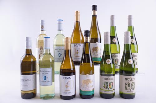 TWELVE BOTTLES ALCOHOL-FREE WHITE WINE