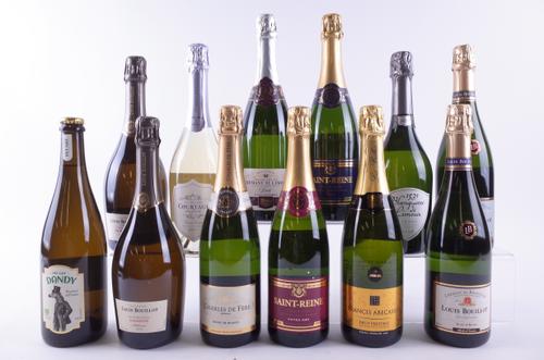 TWELVE BOTTLES FRENCH SPARKLING WINE