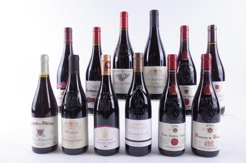 TWELVE BOTTLES RHÔNE VALLEY RED WINE