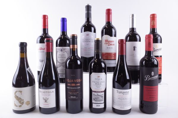 TWELVE BOTTLES SPANISH RED WINE