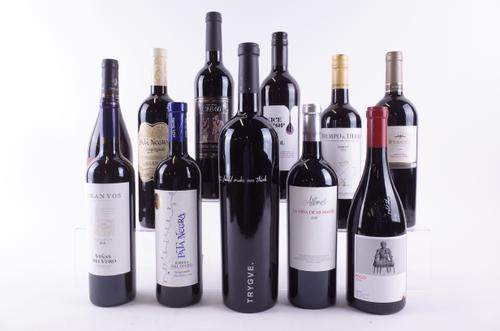 ELEVEN BOTTLES SPANISH RED WINE