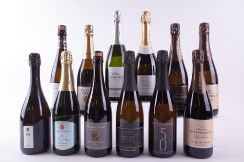 TWELVE BOTTLES CANADIAN SPARKLING WINE