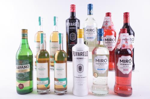 TWELVE BOTTLES VERMOUTH