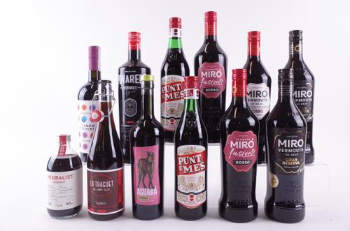 TWELVE BOTTLES VERMOUTH