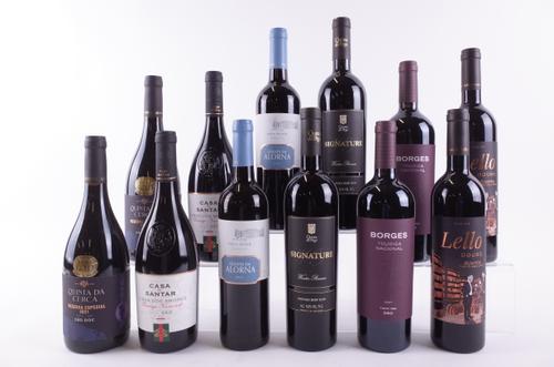 TWELVE BOTTLES PORTUGUESE RED WINE