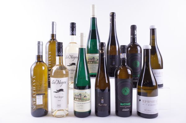 TWELVE BOTTLES EUROPEAN WHITE WINE
