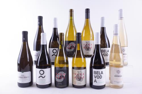 TWELVE BOTTLES UKRAINIAN, MOLDOVAN, GEORGIAN AND ENGLISH WHITE WINE