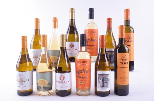 TWELVE BOTTLES OF BOSNIAN, UKRAINIAN AND ROMANIAN WHITE AND ORANGE WINE