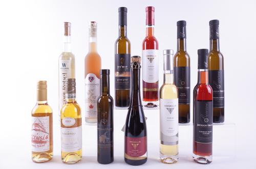 TWELVE BOTTLES DESSERT AND ICE WINE