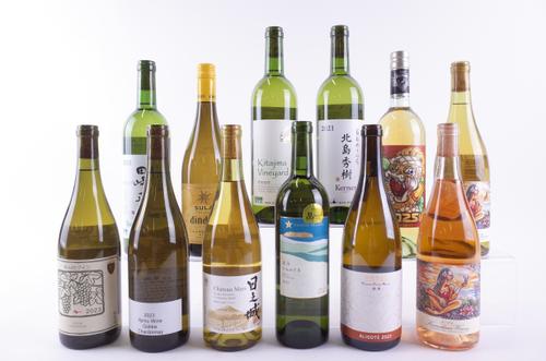 ELEVEN BOTTLES JAPANESE WHITE AND ONE ROSÉ WINE