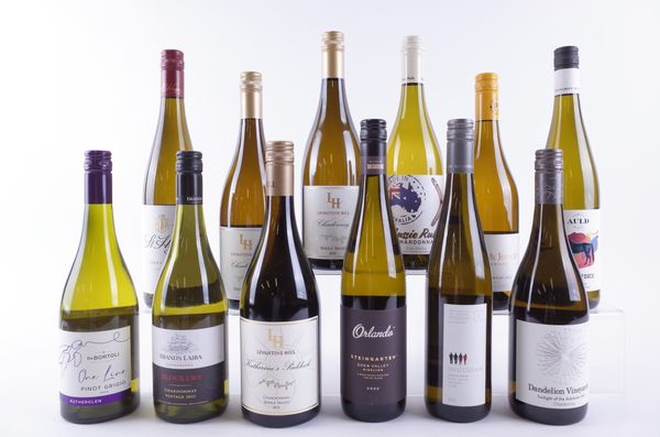 TWELVE BOTTLES AUSTRALIAN WHITE WINE