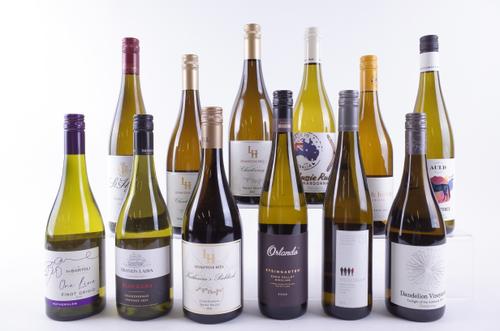 TWELVE BOTTLES AUSTRALIAN WHITE WINE