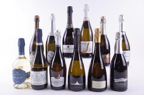 TWELVE BOTTLES ITALIAN SPARKLING WHITE WINE