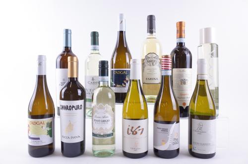 TWELVE BOTTLES ITALIAN WHITE WINE