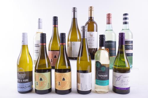 TWELVE BOTTLES AUSTRALIAN WHITE WINE