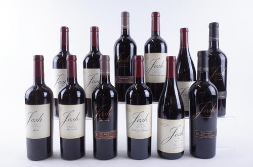 TWELVE BOTTLES CALIFORNIAN RED WINE