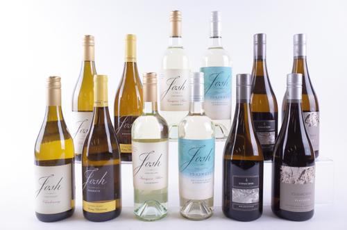 TWELVE BOTTLES AMERICAN AND CANADIAN WHITE WINE
