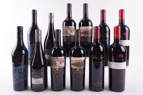 TWELVE BOTTLES CANADIAN RED WINE