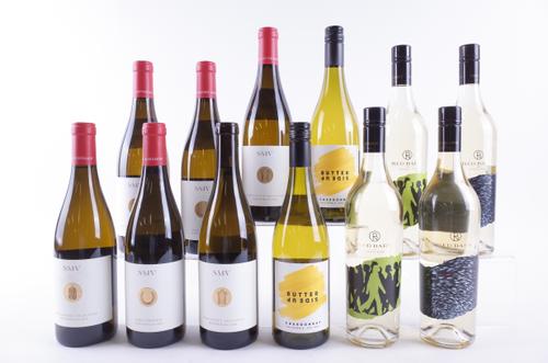 TWELVE BOTTLES CANADIAN AND AMERICAN WHITE WINE
