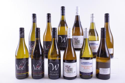 TWELVE BOTTLES NEW ZEALAND WHITE WINE