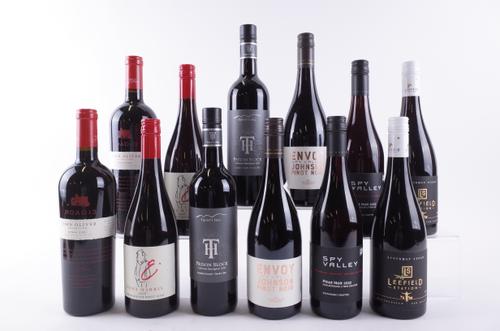 TWELVE BOTTLES CANADIAN AND NEW ZEALAND RED WINE