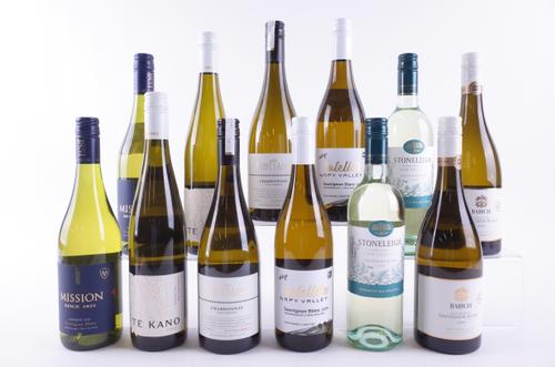 TWELVE BOTTLES NEW ZEALAND WHITE WINE